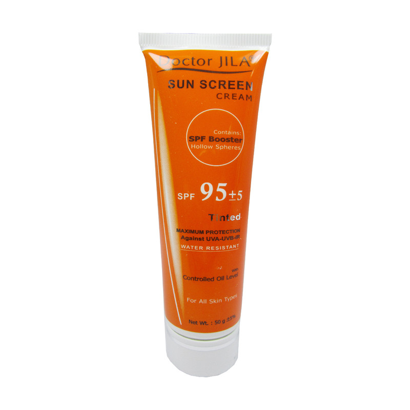کرم ضد آفتاب رنگی SPF 95 دکتر ژیلا 50 گرم
