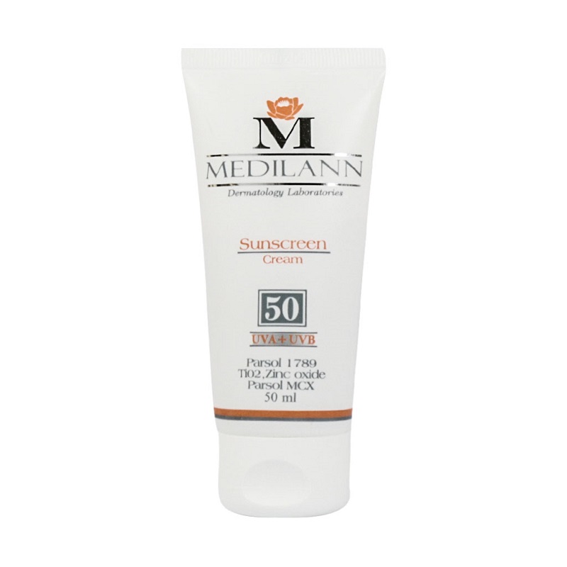 کرم ضد آفتاب بژ روشن SPF50 مدیلن 50 میلی لیتر