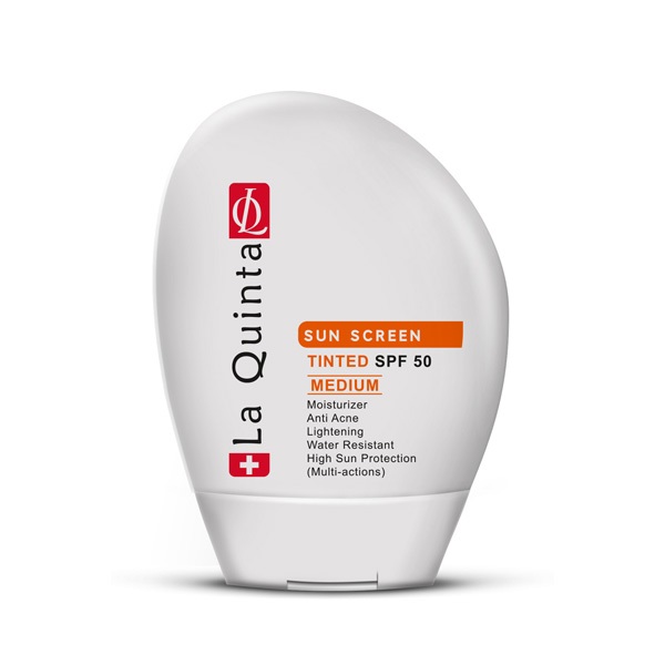 ضد آفتاب رنگی فاقد چربی SPF50 رنگ متوسط لاکوئینتا 50 میلی لیتر