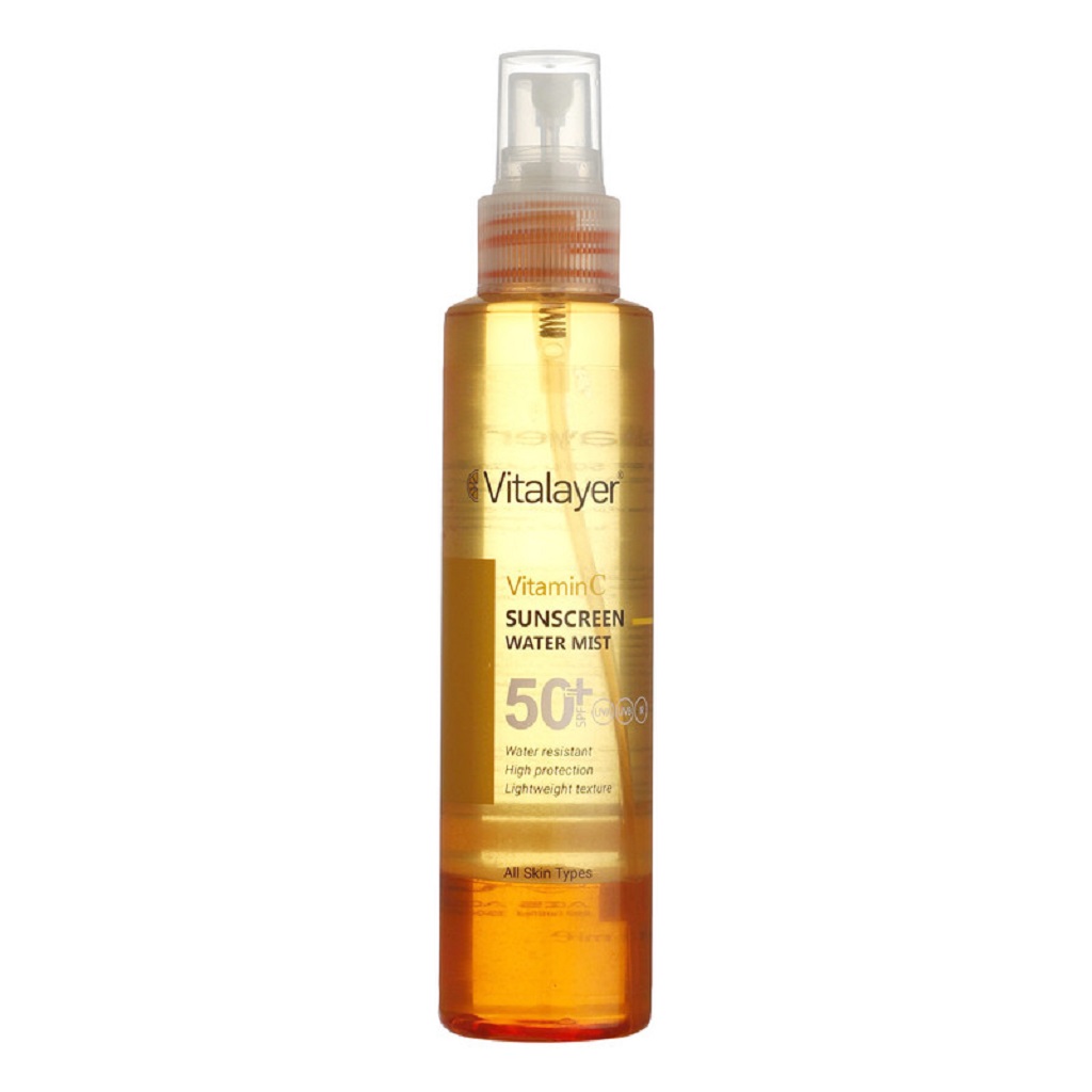اسپری ضد آفتاب ویتامین سی SPF 50 ویتالیر 150 میلی لیتر