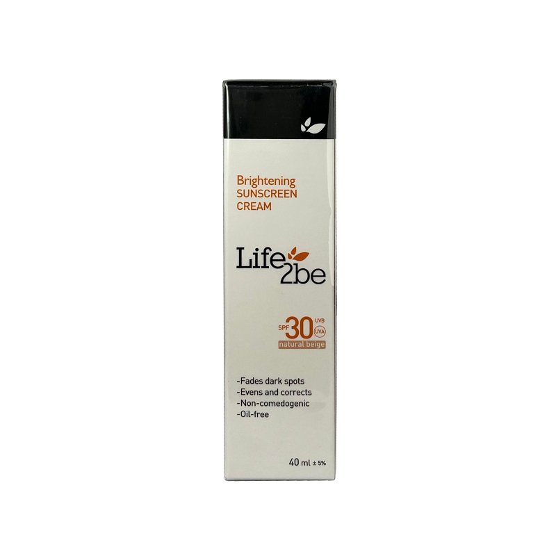 ضدآفتاب روشن کننده Spf30 لایف توبی 40 میلی لیتر