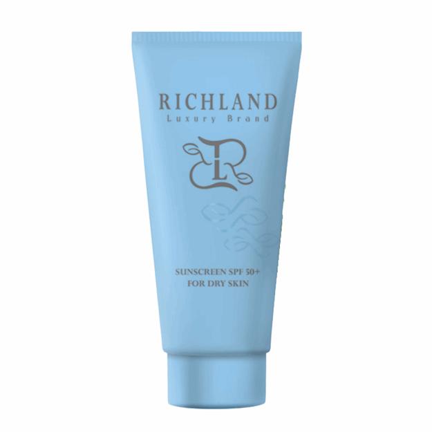 کرم ضد آفتاب بی رنگ SPF50 پوست خشک ریچلند 40 میلی لیتر