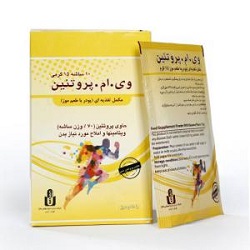 پودر مکمل غذایی وی ام پروتئین موزی ایران دارو 150 گرم 10 عدد ساشه