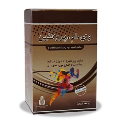 پودر مکمل غذایی وی ام پروتئین شکلاتی ایران دارو 150 گرم 10 عدد ساشه