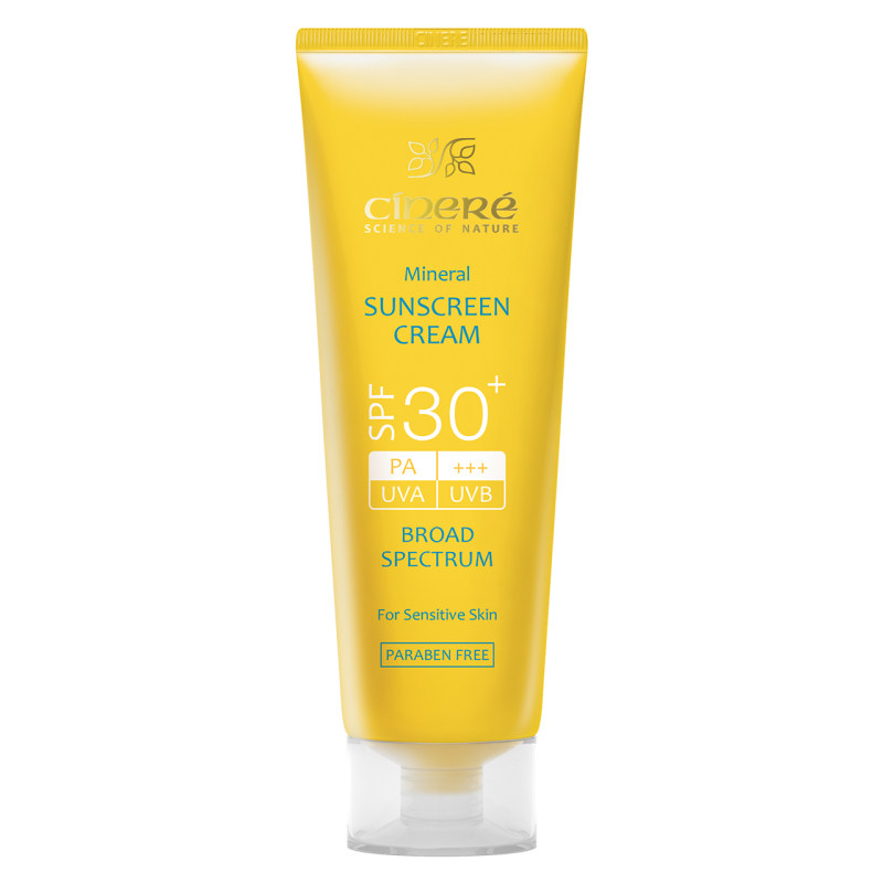 کرم ضد آفتاب بی رنگ SPF30 سینره 50 میلی لیتر