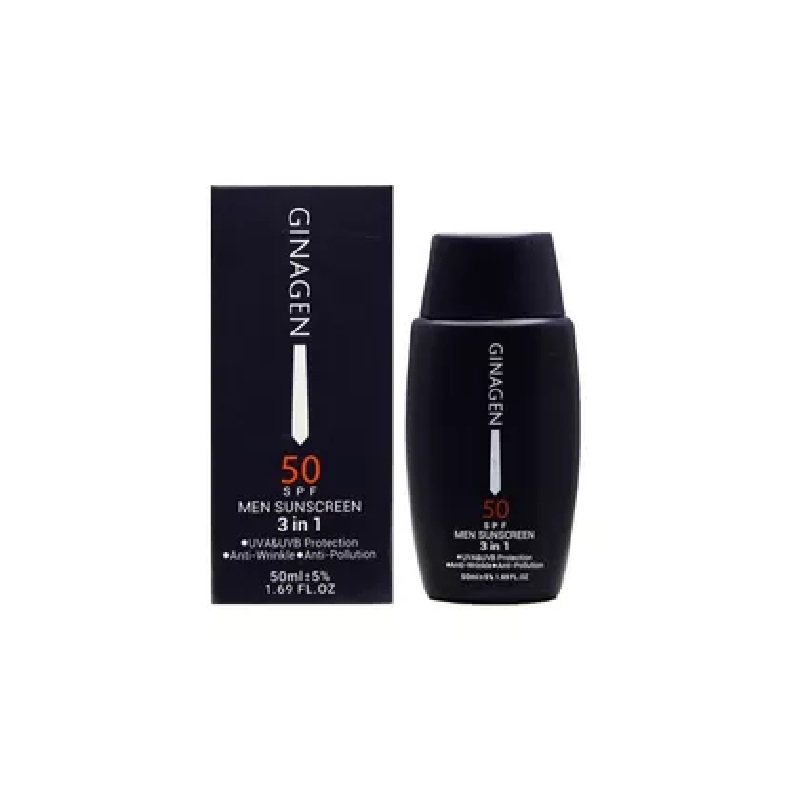 کرم ضد آفتاب مردانه ژیناژن مدل 1 در 3 با SPF50 حجم 50 میلی لیتر