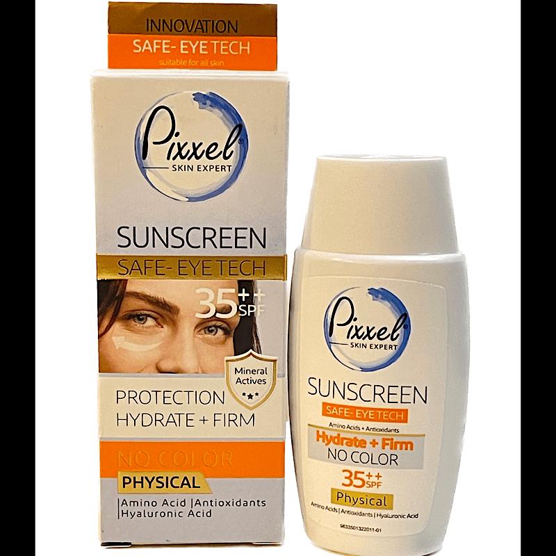 ضد آفتاب فیزیکال دور چشم ++SPF35 مدل بی رنگ پیکسل 50 میلی لیتر
