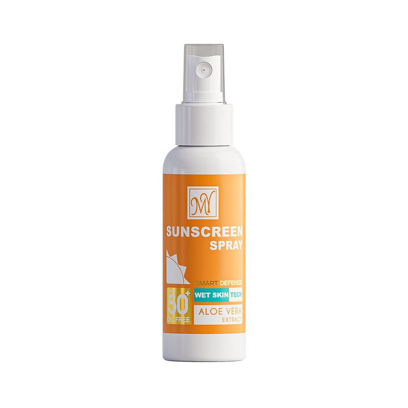 اسپری ضد آفتاب SPF50 باعصاره آلوئه ورا مای 100 میلی لیتر