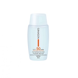 کرم ضد آفتاب SPF50 بی رنگ پوست خشک و نرمال ژیناژن 50 میلی لیتر