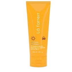 کرم ضد آفتاب و ضدلک بی رنگ پوست های چرب +SPF30 لافارر 40 میلی لیتر