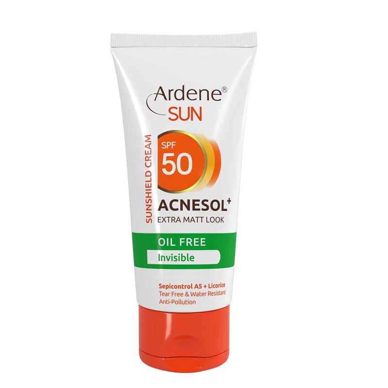 ضد آفتاب بی‌رنگ فاقد چربی SPF50 آردن