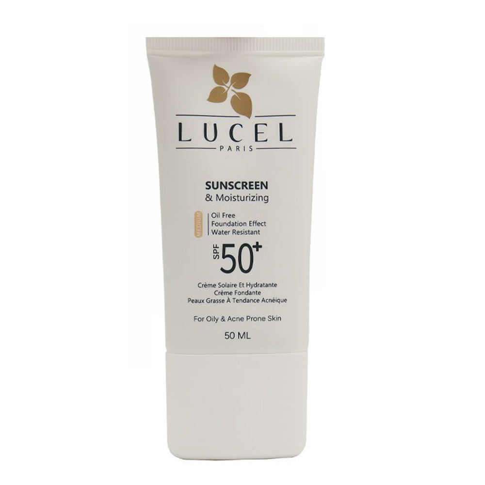 ضدآفتاب پوست چرب و مختلط رنگ متوسط Spf 50 لوسل 50 میلی لیتر