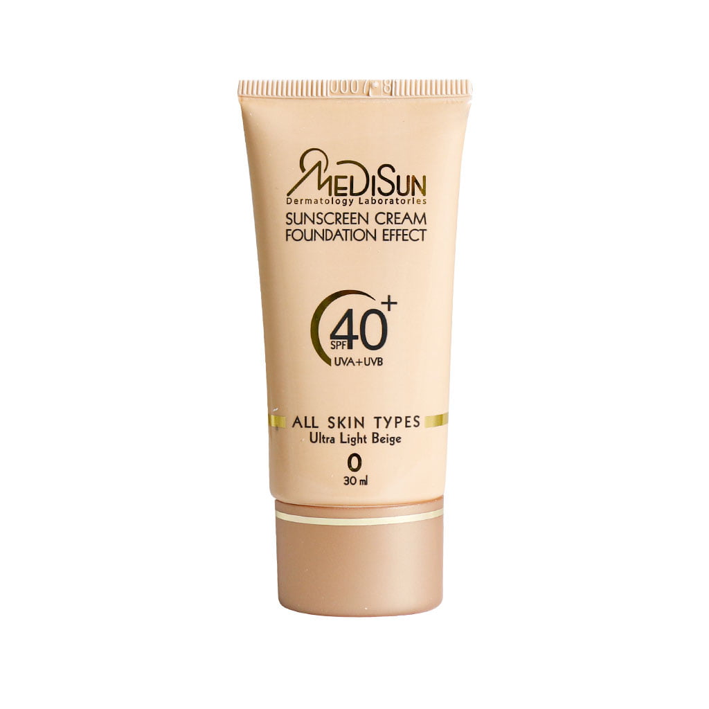 کرم ضد آفتاب SPF40 مناسب انواع پوست بژ خیلی روشن شماره 0 مدیسان 30 میلی لیتر