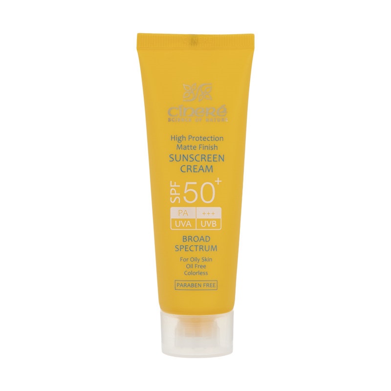 کرم ضد آفتاب +SPF50 سینره برای پوست های چرب 50 میلی لیتر