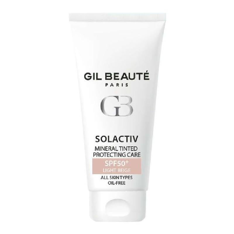 کرم ضد آفتاب مینرال رنگی +SPF50 بژ روشن ژیل بوته 40 میلی لیتر