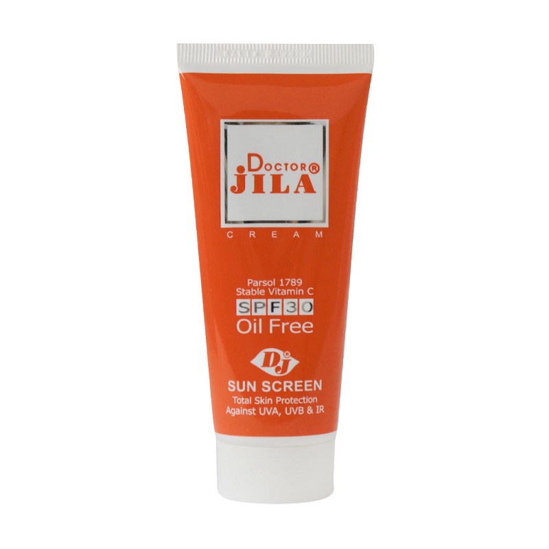کرم ضد آفتاب فاقد چربی رنگی دکتر ژیلا SPF30 حجم ۶۵ گرم