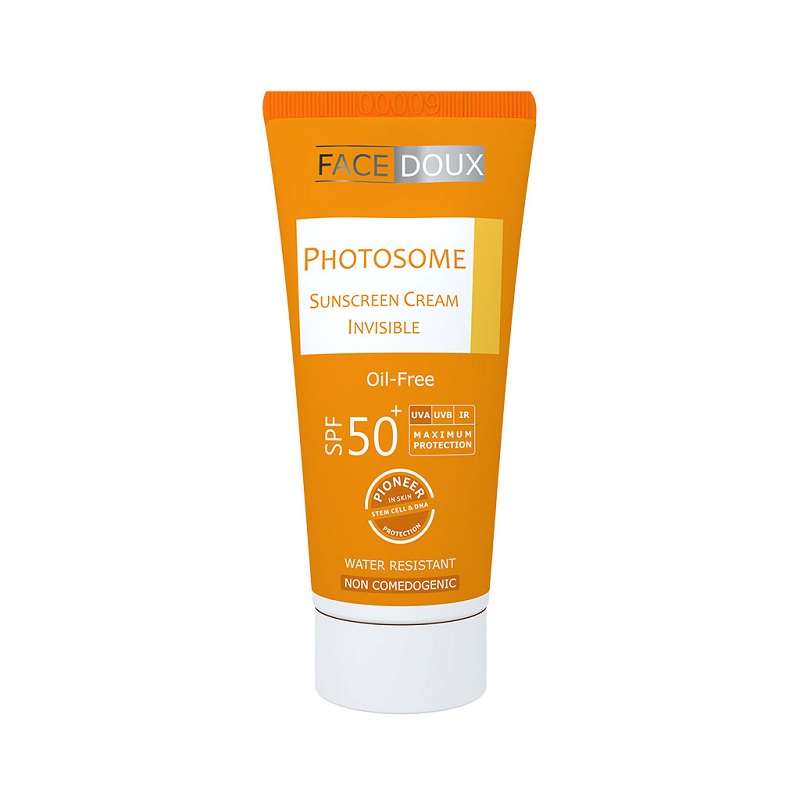 کرم ضد آفتاب فوتوزوم ⁺SPF50 بی رنگ فیس دوکس حجم ۴۰ میلی لیتر