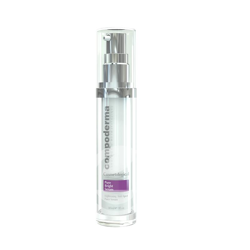 سرم روشن کننده و ضد لک پیور برایت کمپودرما 30 میلی لیتر