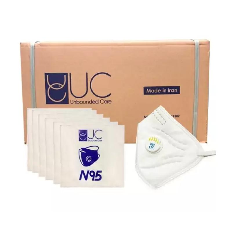 ماسک تنفسی سوپاپ دار UC N95