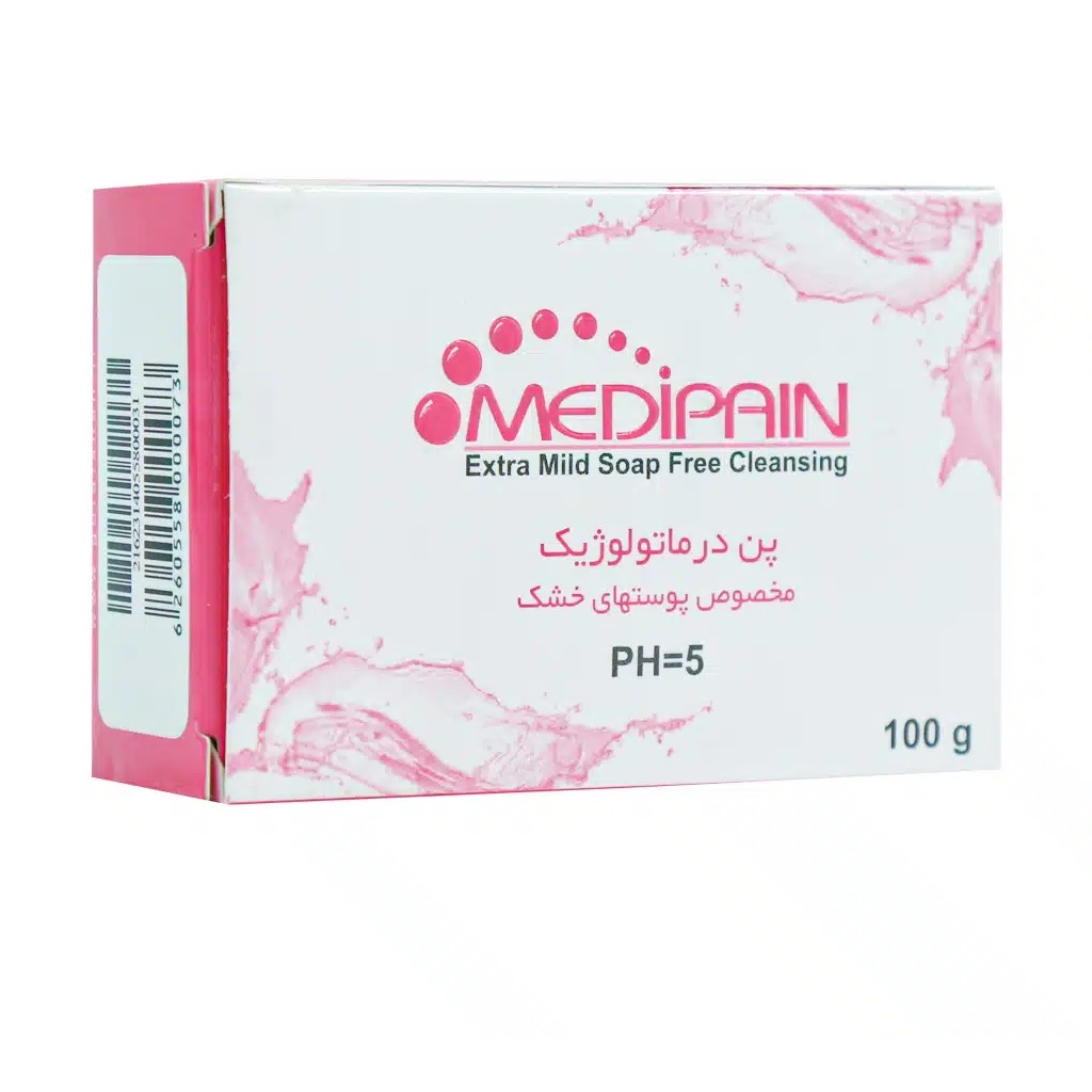 پن درماتولوژیک مناسب پوست خشک و حساس مدیپن 100 گرم