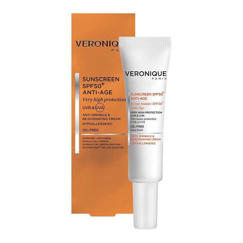 ضد آفتاب ضد چروک +SPF50 فاقد چربی ورونیک 40 میلی لیتر