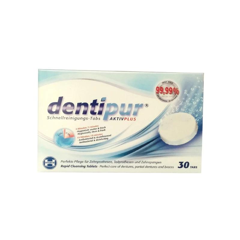 قرص تمیز کننده دندان مصنوعی دنتی پور 30 عدد