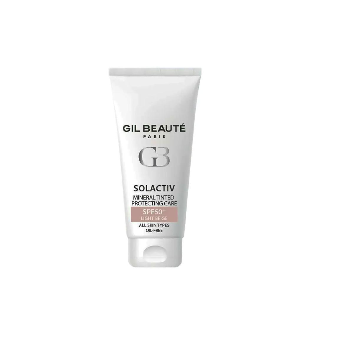 کرم ضد آفتاب مینرال رنگی +SPF50 بژ طبیعی ژیل بوته 40 میلی لیتر
