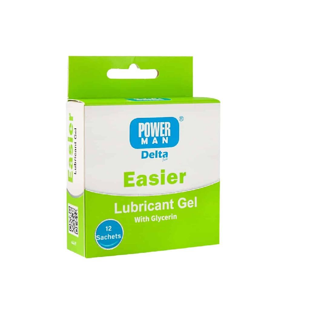 ساشه ژل روان کننده Easier پاورمن دلتازکس دلتا دارو 12 عدد