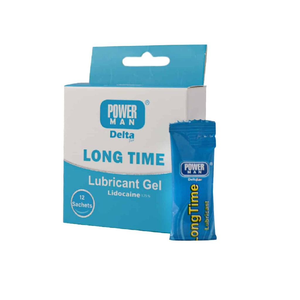 ساشه ژل تاخیری Long Time پاورمن دلتازکس دلتا دارو 12 عدد