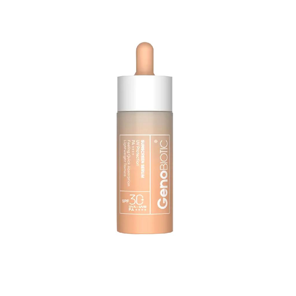 سرم ضد آفتاب صورت و گردن SPF30 ژنوبایوتیک 30 میلی لیتر