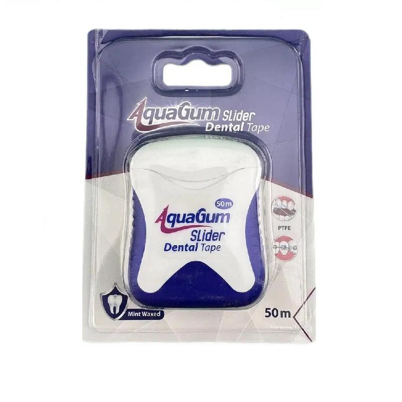 نخ دندان اسلايدر آکواگام طول 50 متر