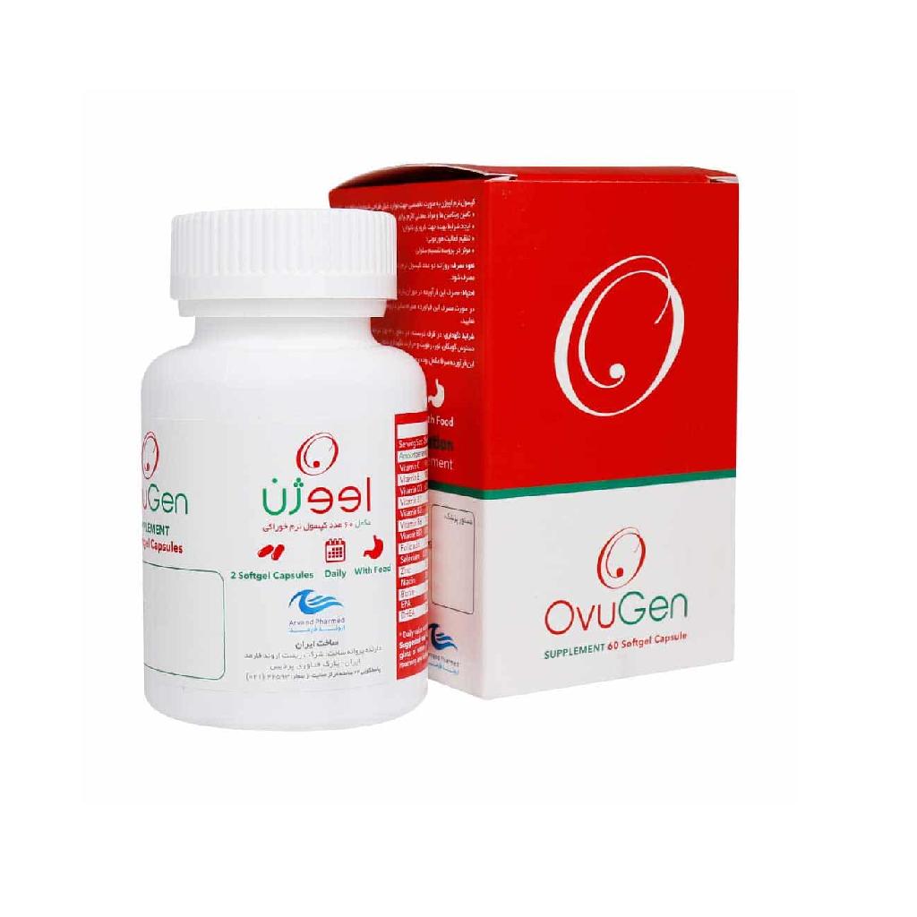 کپسول نرم خوراکی اووژن اروند فارمد 60 عدد