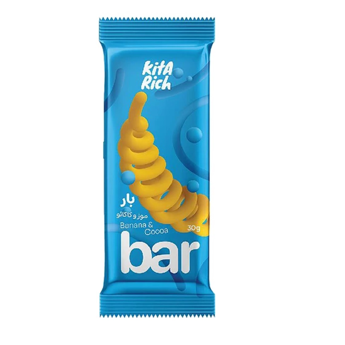 پروتئین بار موز و کاکائو کیتاریچ 30 گرمی