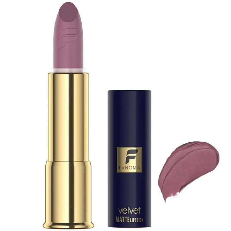 رژ لب جامد کالباسی حاوی ویتامین E فانوما مدل Velvet Matte شماره 02