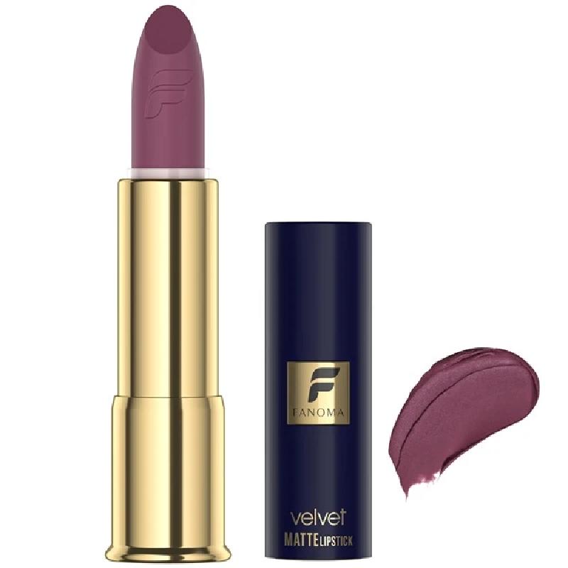 رژ لب جامد کالباسی حاوی ویتامین E فانوما مدل Velvet Matte شماره 16