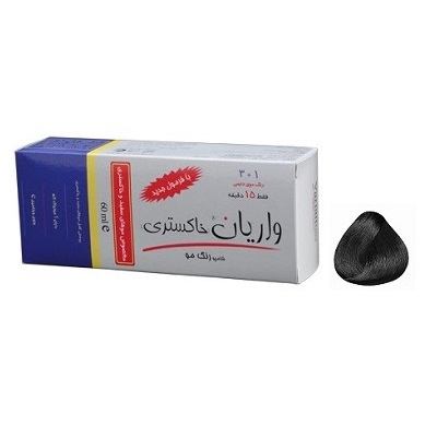 پک شامپو رنگ مو خاکستری خیلی تیره واریان 60 میلی لیتر