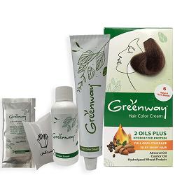 کیت رنگ مو گرین وی گروه Natural شماره 6 حجم 50 میل