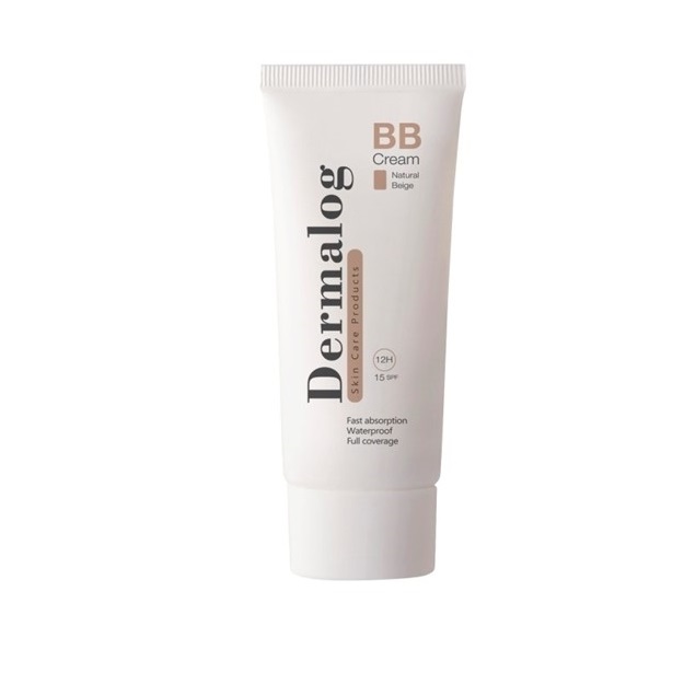 بی بی کرم SPF15 رنگ بژ طبیعی درمالوگ 30 میلی لیتر