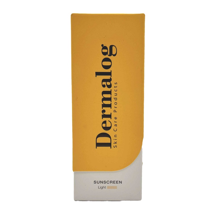 کرم ضد آفتاب رنگی روشن SPF50 فاقد چربی درمالوگ 50 میلی لیتر