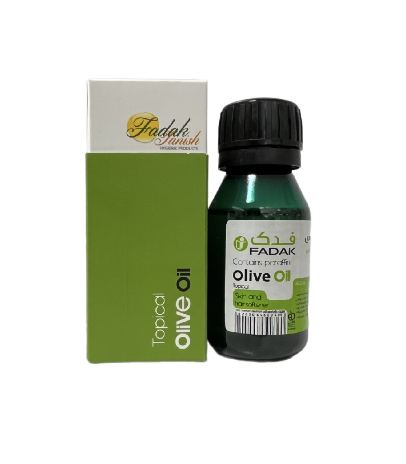 روغن زیتون موضعی حاوی پارافین فدک 50میل