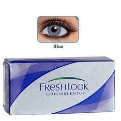 لنز رنگی آبی فرش لوک مدل COLORBLENDS