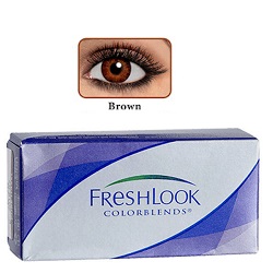 لنز رنگی قهوه ای فرش لوک مدل COLORBLENDS