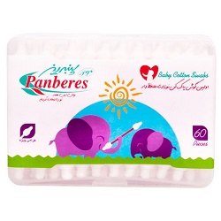 گوش پاک کن مدل نوزادی پنبه ریز 60 عددی