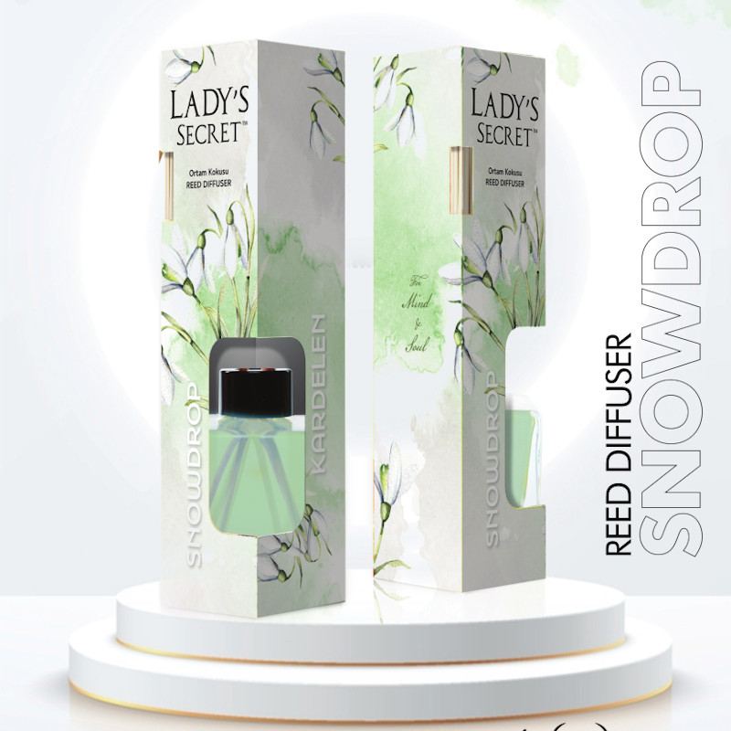 عطر خوشبو کننده محیط لیدیز سکرت با رایحه گل برفی حجم 100 میلی لیتر