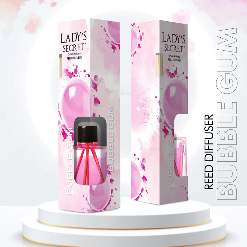 عطر خوشبو کننده محیط لیدیز سکرت با رایحه آدامس بادکنکی حجم 100 میلی لیتر