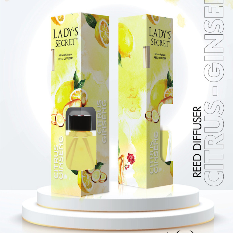 عطر خوشبو کننده محیط لیدیز سکرت با رایحه سیتروس جینسینگ حجم 100 میلی لیتر