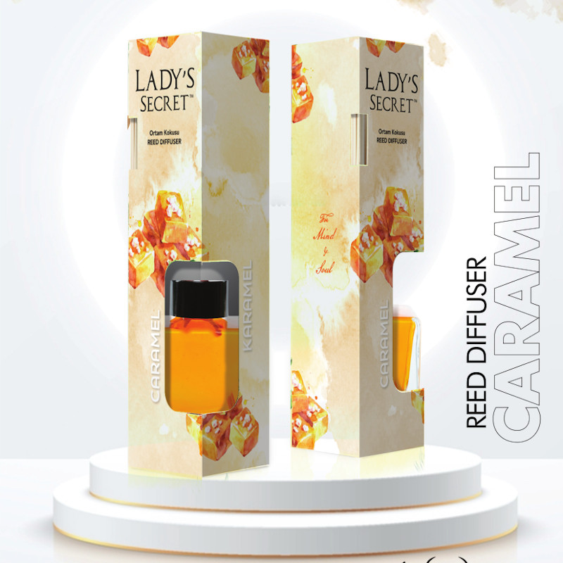 عطر خوشبو کننده محیط لیدیز سکرت با رایحه کارامل حجم 100 میلی لیتر