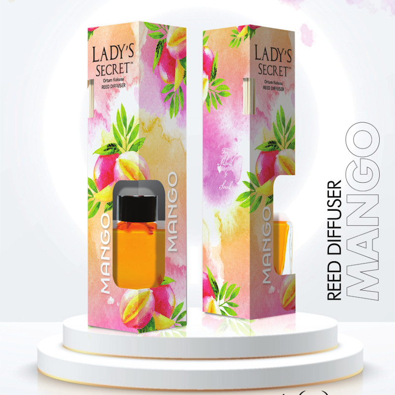 عطر خوشبو کننده محیط لیدیز سکرت با رایحه انبه حجم 100 میلی لیتر