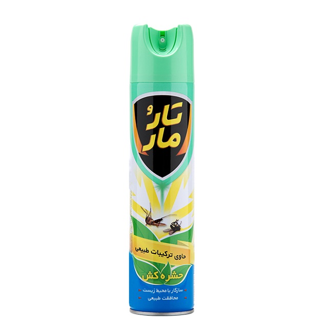 اسپری حشره کش حاوی ترکیبات طبیعی تارومار 400 میلی لیتر