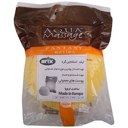 لیف اسفنجی گرد آکوا ماساژ کد 623